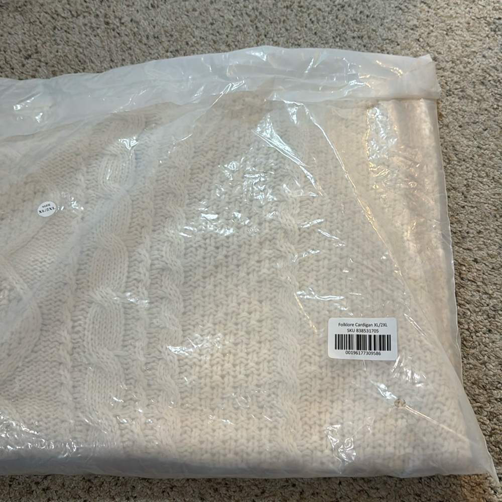 Unopened Folklore Cardigan